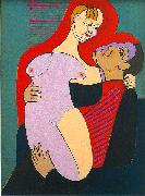 Ernst Ludwig Kirchner Great Lovers ( Mr and Miss Hembus) Germany oil painting artist